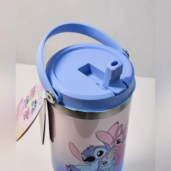 Disney X Primark STITCH ANGEL SCRUMP Stainless Steel Travel Mug - 40 oz - NWT - Picture 5 of 5